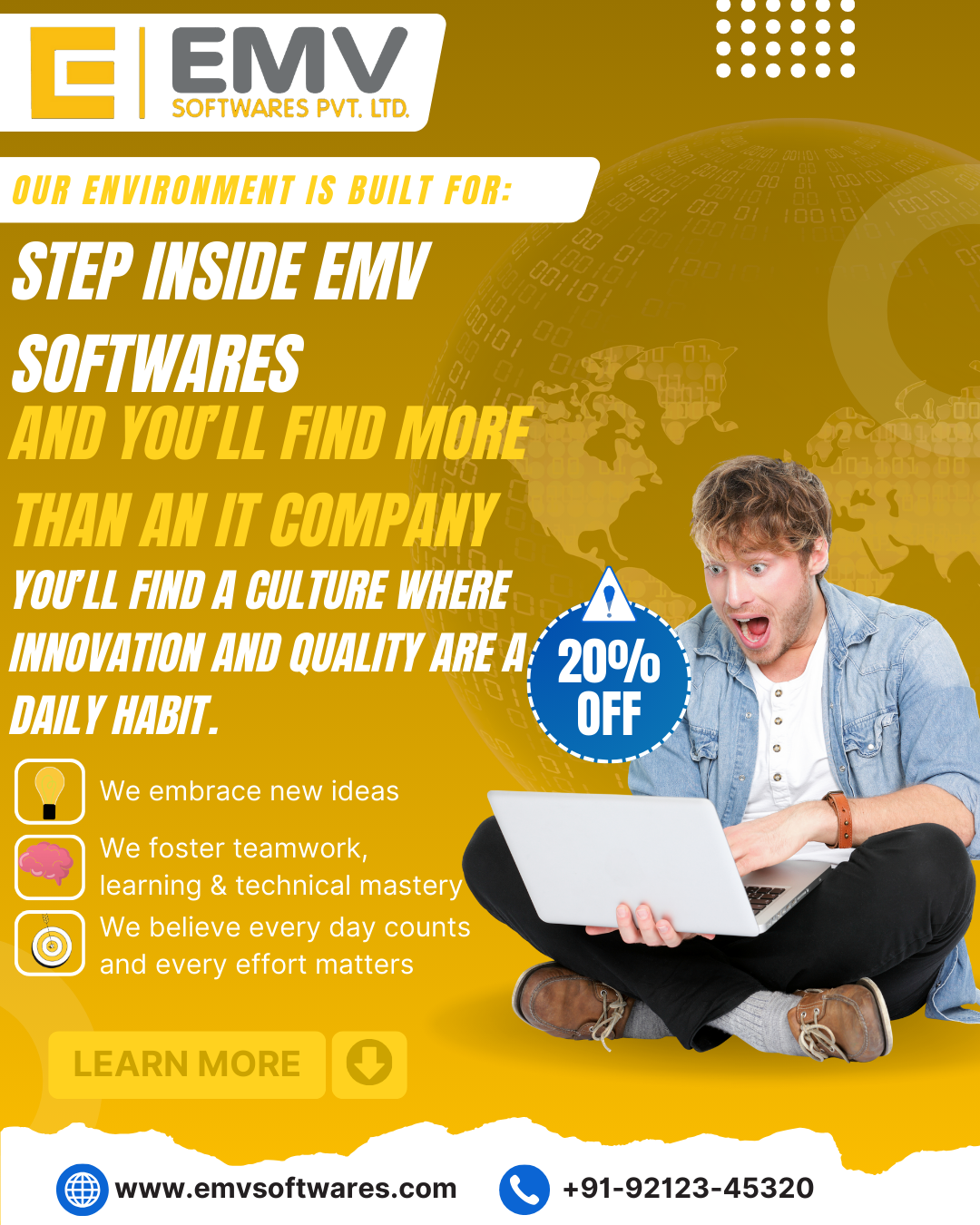 An illustration of a diverse development team collaborating around a table, symbolising teamwork and a flexible working environment.